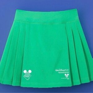 Disney parks Walt Disney world varsity green Skirt